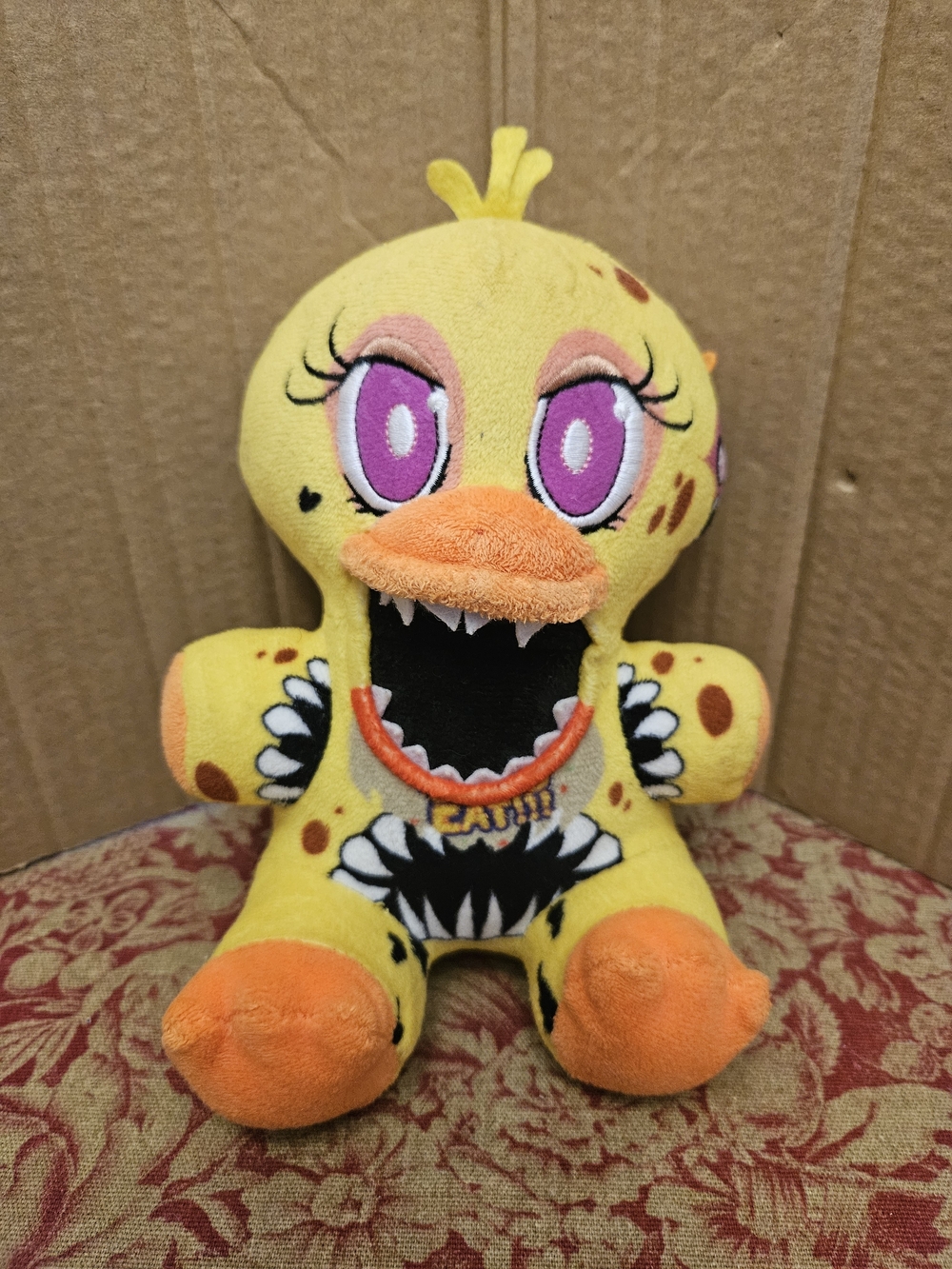 Five Night’s at Freddy’s Twisted Ones Chica Plush Plushie Stuffed FNAF 2018 7”
